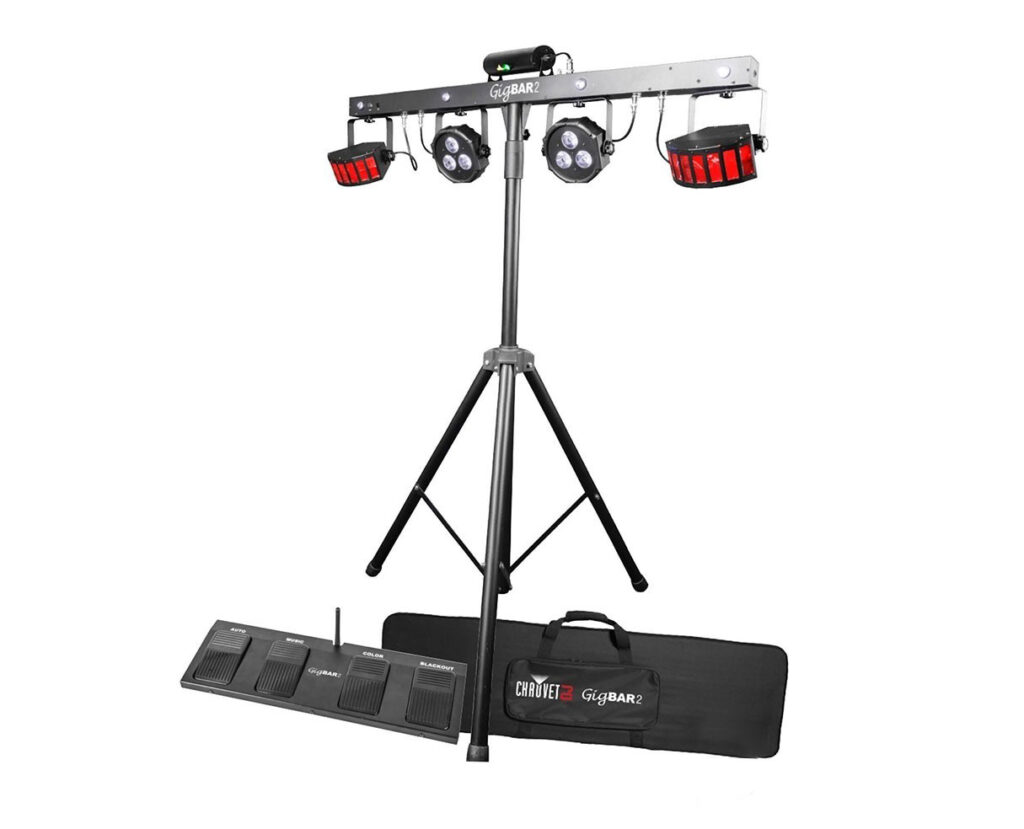 Chauvet Gigbar IRC Dance lights. Includes 4 elements