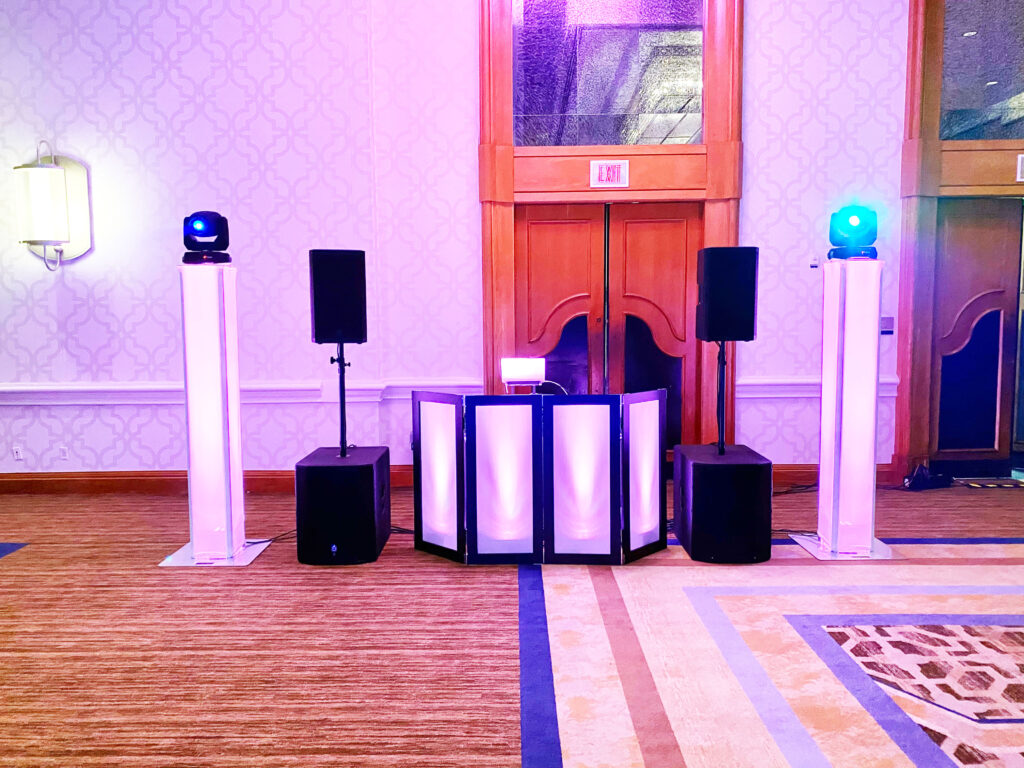 WEB - DJ Facade, Upgraded Speakers, Truss, Moving Heads