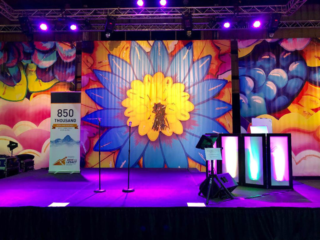 Karaoke set up at Mardi Gras World. The premier New Orleans DJ. New Orleans disc jockey. Corporate DJ in New Orleans