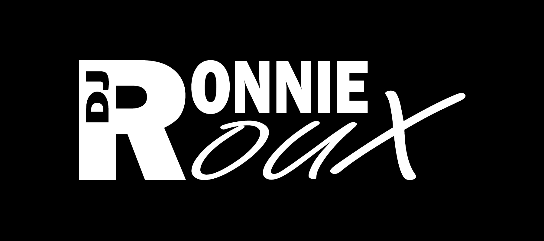 DJ Ronnie Roux 25 Black-white